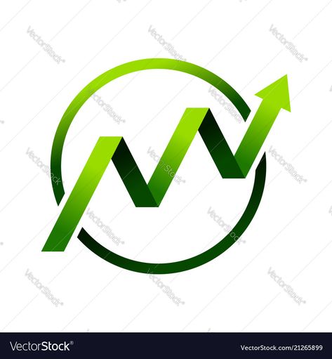 Growth Symbol Logo, Growth Logo, Symbol Logo Design, Financial Growth, Symbol Logo, Graphic Logo, Design Vector, Adobe Illustrator, Vector Images