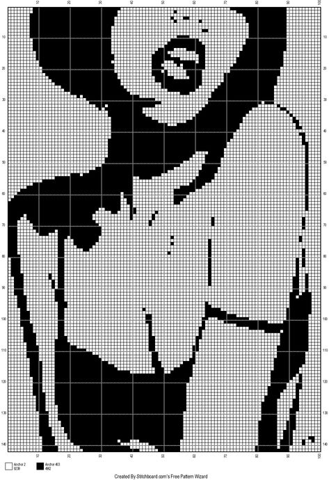 Black And White Pixelart, Cool Pixel Art Grid, Pixel Grid Crochet Pattern, Pixel Art Woman, Black And White Pixel Art, Woman Cross Stitch, Funny Airport Signs, Airport Signs, Graph Crochet