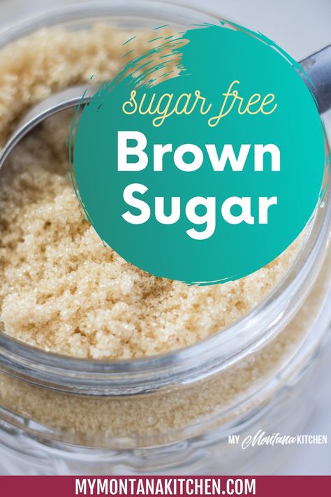 Splenda Brown Sugar Recipes, Brown Sugar Recipe, Brown Sugar Substitute, Montana Kitchen, Make Brown Sugar, Trim Healthy Momma, Brown Sugar Recipes, Blackstrap Molasses, Sugar Alternatives