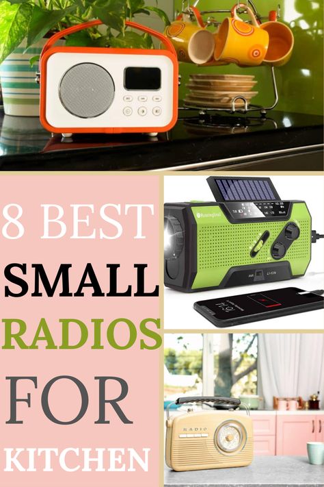 Enjoy your favorite radio shows and music from your kitchen counter. Now, if you’re wondering which small radio is best to start with, we’ve made things easier for you. We have shortlisted our top favorite small radios for the kitchen. Let’s get started! Kitchen Radio, Small Radio, Ultimate Organization, Kitchen 2022, Cute Kitchen, Kitchen Counter, Radios, Cool Kitchens, The Kitchen