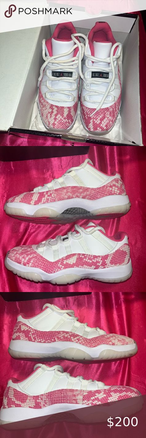 retro Jordan 11s pink snakeskin! Jordan 11s, Pink Snake, Nike Jordan Retro, Jordan 11, Jordan Retro, Nike Jordan, Jordan Shoes, Jordan 1, Wedding Sneaker