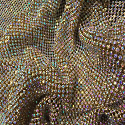 Online Shop ZY Chunky Glitter AB Rhinestones GOLD Metal Mesh Fabric Metallic cloth Metal Sequin Sequined Fabric Home Decoration Curtain | Aliexpress Mobile Glitter Mesh Fabric, Mesh Fabric Texture, Sequin Clothing, Glitter Curtains, Sequined Fabric, Metallic Mesh, Sequins Fabric, Fabric Glitter, Shiny Fabric