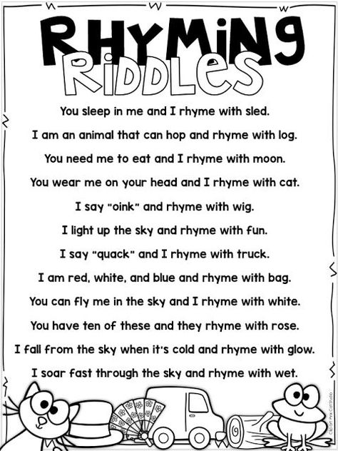 Hi there friends! Tara West here from Little Minds at Work!  Over at my blog today you can read all about some fun and engaging ways to practice rhyming words with your students {like the Dollar Tree Rhyming Riddles, Prek Literacy, Dr. Seuss, Rhyming Activities, Preschool Literacy, Phonological Awareness, Rhyming Words, Reading Intervention, Kindergarten Literacy