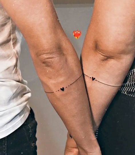 Couple Wrist Tattoos, Partner Tattoos, Maching Tattoos, Cute Couple Tattoos, Mom Tattoo Designs, Clover Tattoos, Matching Couple Tattoos, Matching Tattoo, Hand Tattoos For Guys