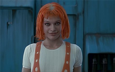 Milla Jovovich Fifth Element, Leeloo Fifth Element, Leeloo Cosplay, Fifth Element Costume, Cheveux Oranges, The Fifth Element, Human Faces, Chris Tucker, Luc Besson