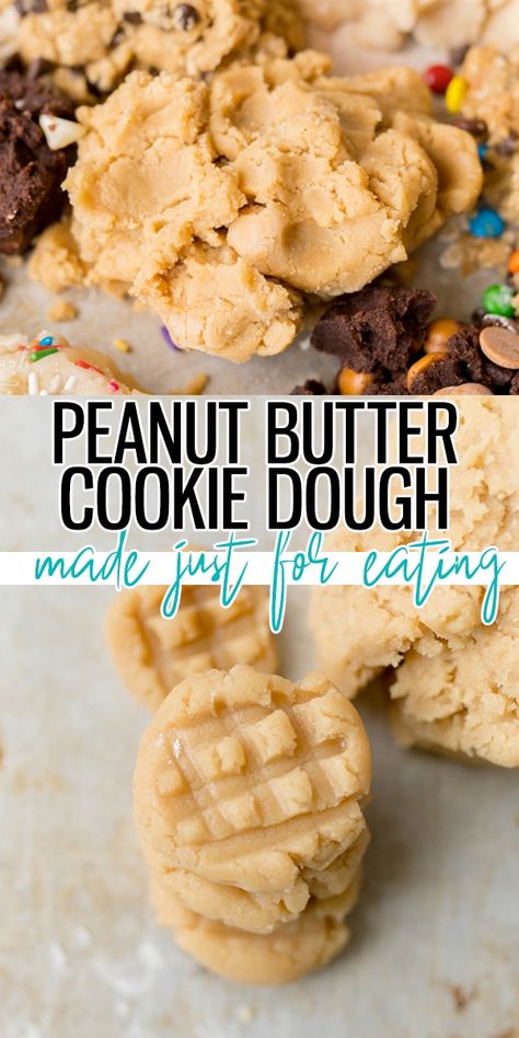 Eggless Cookie Dough Recipe, Egg Free Cookie Dough, Cookie Dough Vegan, Cookie Dough For One, Low Carb Cookie Dough, Edible Sugar Cookie Dough, Easy Cookie Dough, Eggless Cookie Dough, Cooking With Karli