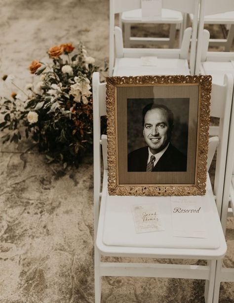 Reserved Seating Wedding, Wedding Personal Touches, Reserved Wedding Signs, Father Of Bride, Wedding Remembrance, Enchanted Garden Wedding, Ceremony Seating, Cute Wedding Ideas, Wedding Prep