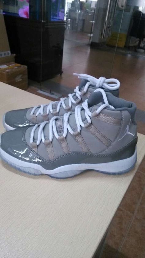 Jordan 11s Cool Grey, Best Jordans To Buy, Cool Grey Jordans 11, Cool Greys Jordan 11, Jordan 11 Cool Grey Outfit, Jordan Cool Grey 11s, Jordan 11 Grey, Tenis Jordan Retro, Jordan 23 Shoes