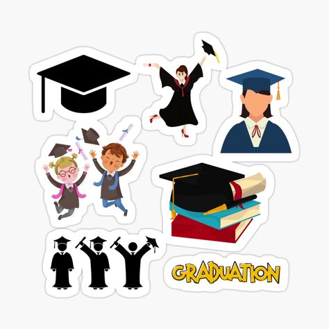 Senior Stickers, 2022 Sticker, Senior 2023, Graduation Stickers, Graduation Party Planning, 2022 Graduation, Scrapbook Printing, Paris Aesthetic, Graduation Ceremony