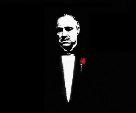 Don Corleone Godfather Part 1, Don Corleone, Mafia Gangster, Gangster Movies, God Father, Black Hollywood, Marlon Brando, The Best Films, Computer Wallpaper