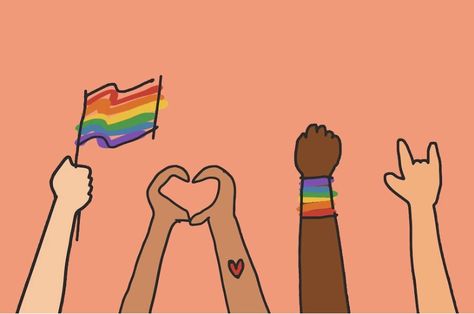 Lgbt Sticker, Doodle Vector, Poster Drawing, Cute Doodle Art, Iphone Wallpaper Girly, Art Prompts, Zen Doodle, Vector Hand, Facebook Cover Photos