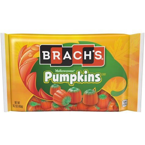 Brach's Halloween Mellowcreme Pumpkins Candy Corn, 16.2 Oz - Walmart.com Football Candy, Brachs Candy, Candy Corn Pumpkin, Halloween Candies, Pumpkin Candy Corn, Corn Bags, Real Honey, Fall Candy, Classic Candy