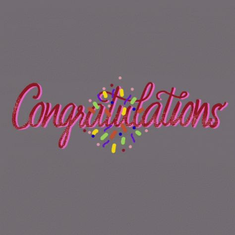 Congratulations Congrats GIF - Congratulations Congrats Congratulate - Discover & Share GIFs Congratulations Images Gif, Congratulations Gif, Congrats Wishes, Congratulations Images, Animated Happy Birthday Wishes, Happy Tuesday Morning, Nursing School Inspiration, Congratulations Quotes, Birthday Wishes Gif