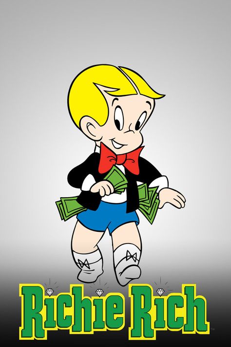 Richie Rich Comics, Free Full Episodes, Tv Poster, Neo Pop, Money Tattoo, Common Sense Media, Richie Rich, Rich Boy, Rich Family