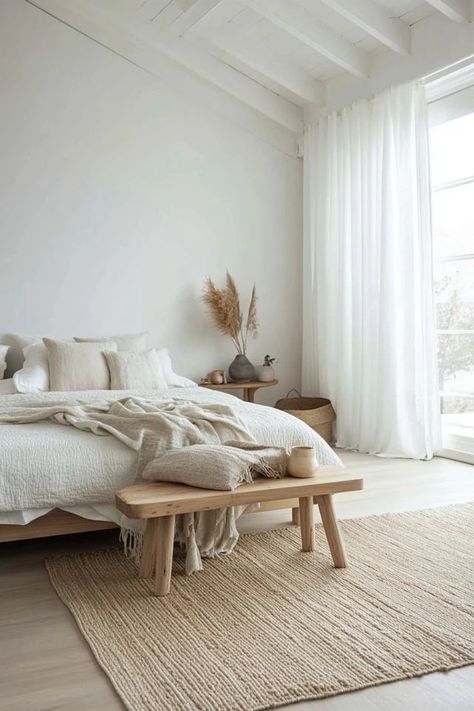 "Elevate your sleep space with a Scandinavian Minimalist Bedroom! 🛏️🌿 Perfect for creating a calm and clutter-free environment. 🌟✨ #ScandiInspo #MinimalistHome #BedroomDesign" Nordic Bedroom Design, Copenhagen Bedroom, Minimalist Scandinavian Bedroom, Swedish Bedroom, Nordic Bedroom, Soft Minimalism, Scandinavian Minimalist, Scandinavian Bedroom, Linen Bedroom