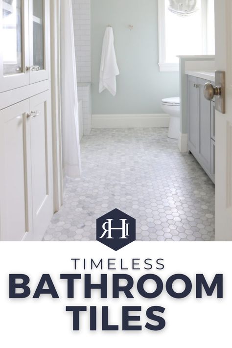 Half Bath Floor Tile Ideas, Popular Bathroom Tile Floors, Tile For Master Bath Floor, Bathroom Wall And Floor Tile Combinations, Timeless Bathroom Floor Tile Ideas, Inexpensive Tile Bathroom, Floor Tile In Small Bathroom, Classic Bathroom Flooring, Best Flooring For Small Bathroom