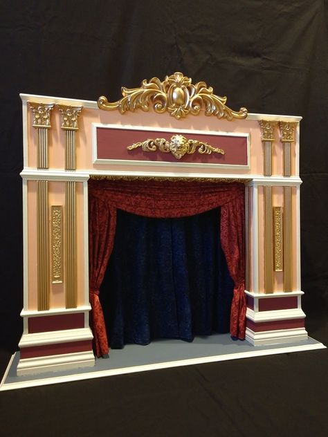 https://flic.kr/p/Jfn7CB | 1/6 scale Theater Stage project. | Done...... Diorama Theater, Puppet Stage, Theatre Backdrops, Theater Stage, Toy Theatre, Theater Performance, Theatre Stage, Display Advertising, Theatre Design