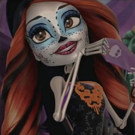 Skelita Calaveras Icons, Skelita Calaveras Aesthetic, Calaveras Aesthetic, Monster High Skelita, Aesthetic Monster High, Monster High Icon, Aesthetic Monster, Monster High Pfp, High Pfp