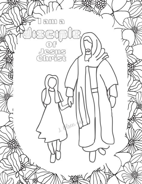 I Am a Disciple of Jesus Christ Coloring Page-2024 LDS Youth Theme. 3 Nephi 5:13. Perfect General Conference Activity Pack. Activity Days - Etsy UK General Conference Activities, Lds Youth Theme, Lds Youth, Youth Theme, General Conference, Activity Days, Activity Pack, Beauty Book, Jesus Christ