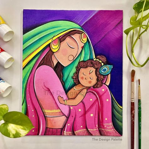 Abstract Laxmi Painting, Abstract Painting Krishna, Shivangi Sah Painting, Abstract Painting Of God, Krishna Canvas Painting Acrylics, Indian Art Paintings Easy, Indian Art Paintings Galleries, Indian Abstract Art, Sketchbook Painting Ideas