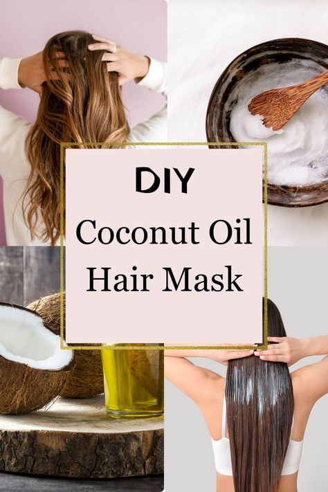 Coconut Oil Hair Mask - Vegan Focus Hair Oil Mask Diy, Honey And Coconut Oil Hair Mask, Coconut Oil Mask For Hair, Coconut Hair Mask Diy, Diy Hair Mask Without Egg, Rosemary Coconut Oil Hair Mask, Coconut Oil Hair Mask For Dry Scalp, Diy Hair Mask For Moisture, Before Shower Hair Mask