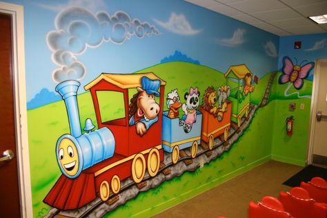 Play School Painting vijayawada | School Wall Painting Artist Painting Cartoon Ideas, School Wall Art Ideas Classroom, School Wall Design, Cartoon Wall Painting Ideas, School Wall Painting Ideas, Painting Ideas Cartoon, Classroom Walls Paint, Play School Wall Painting, School Wall Art Ideas