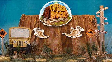 Outback VBS on Pinterest | Australia Crafts, Street Signs and Koalas Australia Crafts, Vacation Bible School Themes, Fishers Of Men, Vbs Themes, Kids Ministry, Magic Treehouse, Outback Australia, Theme Days, Vbs Crafts