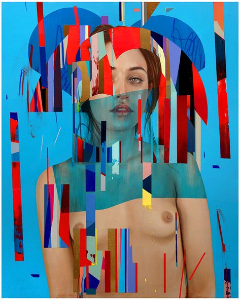 erik jones_beautifulbizarre_001 Hot Alien, Spoke Art, Print Artist, New Artists, Figure Painting, Body Painting, Photo Collage, Collage Art, Contemporary Art