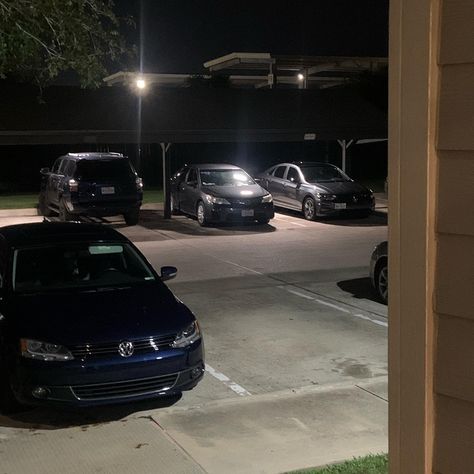 Car Aesthetic Toyota, Car Park Aesthetic, Car At Night, Car Aesthetic, Vw Cars, Toyota Cars, Car Park, Dream Car, Car Parking