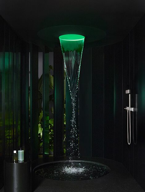 Wellness Bathroom, Amazing Showers, Waterfall Shower, Luxury Shower, Spa Inspiration, Bathroom Design Luxury, 3d Warehouse, Dream Bathroom, Shower Systems