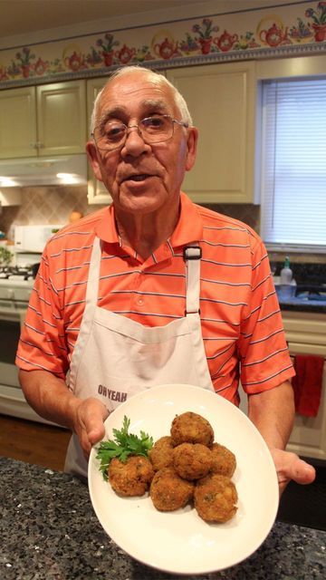 Maggianos Meatball Recipe, Eggplant Meatballs Recipes, Eggplant Parmesan Meatballs, Pasquale Sciarappa Recipes, Eggplant Parm Meatballs, Grandmas Italian Meatball Recipes, Pasquale Sciarappa, Eggplant Meatballs, Mozzarella Stuffed Meatballs