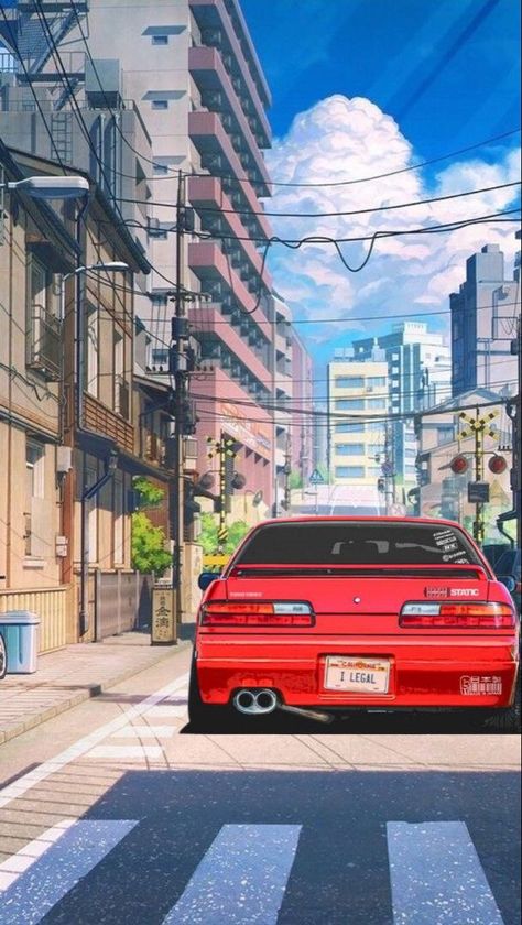 #carsofinstagram #carsandmotorcycles #cars Aesthetic Anime Car Wallpaper, S13 Silvia Wallpaper Aesthetic, Pixel Car Wallpaper, Nissan Silvia S13 Wallpaper, S13 Wallpaper, Retro Car Wallpaper, Car Aesthetics, Wallpaper Car, Aesthetic Cars