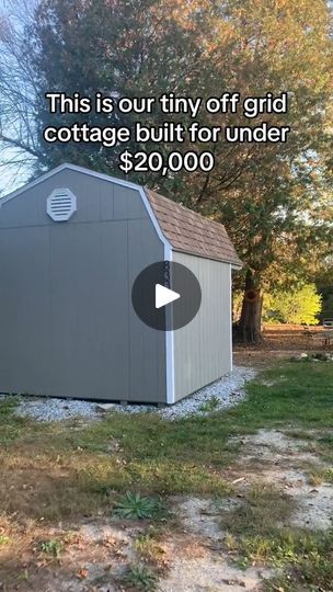 This is our tiny off grid cottage built under $20,000. We’ll show how we did it as well as the solar and battery powered technology that we currently use in future videos. #tinyhome #tinyhouse #tinycottage #tinycabin #tinycabins #cheapcottage #cheaphouse #affordablehome #sheshed #tinyvacationhome #tinyhometour #tinyhousetour #casapequeña #casita #cabin #bunkie #shed #cottage #summerhouse #offgrid #offgridcottage #minihouse #minicasa #casabarata | Lorine Vandervort | Lorine Vandervort · Original audio Off Grid Cottage, Shed Cottage, Shed Tiny Home, Cheap Houses, Tiny Cabins, Future Videos, Tiny Cottage, Tiny Cabin, She Sheds