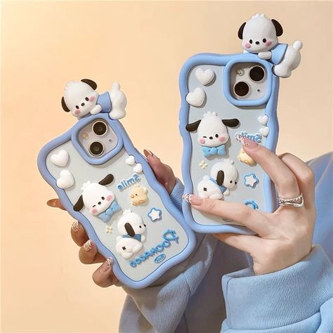 Pochacco Phone Case For Iphone #N8130 
  Material:TPU Sanrio Airpods, Pochacco Cartoon, Sanrio Pochacco, Kawaii Phone, Drop Lights, Airpods Case, Silicone Phone Case, Mobile Phone Cases, Cell Phone Cases