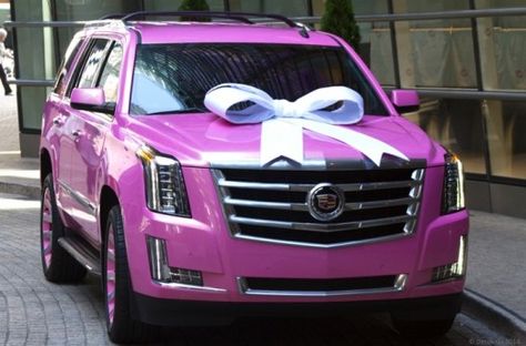 Teddy Bridgewater Pink Escalade for mom Pink Suv, Pink Range Rovers, Teddy Bridgewater, Princess Car, Luxury Cars Range Rover, Barbie Car, Pink Truck, Best Car Insurance, Pink Cadillac