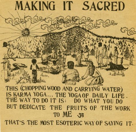 Chop Wood, Carry Water | Wandering Warrior of the Light Be Here Now Book, Quotes On Compassion, Chop Wood Carry Water, Ram Dass Quotes, Sacred Knowledge, Yoga Thoughts, Compassion Quotes, Now Quotes, Ram Dass