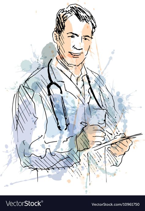 Doctor Sketch, Doctor Illustration, Doctor Vector, Pharmacy Art, Perspective Drawings, Medical Assistant Student, Medical Drawings, Doctor Drawing, 1 Clipart