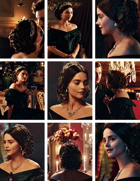 Victoria’s black dress from "Comfort and Joy." Victoria Series Dresses, The Crown Outfits Elizabeth, Reign Mary Black Dress, Victoria Tv Series, Mary Stuart Black Dress, Queen Victoria Tv Show, Victoria Tv Show, Victoria 2016, Victoria Itv