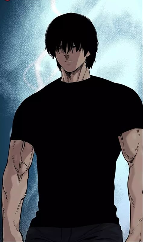 Pugilist Character Art, To Not Die, Boichi Manga, Aizen Power, Gym Art, Anime Black Hair, Lookism Webtoon, Workout Results, Cool Anime Backgrounds