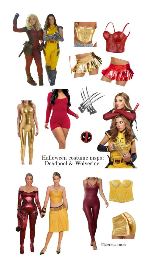 Halloween costume inspo: Deadpool & Wolverine (lady edition) Wolverine Halloween Costume, Wolverine Costume, Disney Duos, Deadpool Costume, Lady Deadpool, Deadpool And Wolverine, Hallowen Costume, Costume Inspo, Deadpool Wolverine