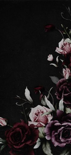 Gothic Floral Background, Victorian Gothic Wallpaper Iphone, Tumblr Wallpaper Aesthetic Dark, Floral Dark Wallpaper, Gothic Aesthetic Background, Dark And Moody Wallpaper, Dark Moody Wallpaper Iphone, Edgy Wallpaper Aesthetic Iphone, Victorian Era Aesthetic Wallpaper