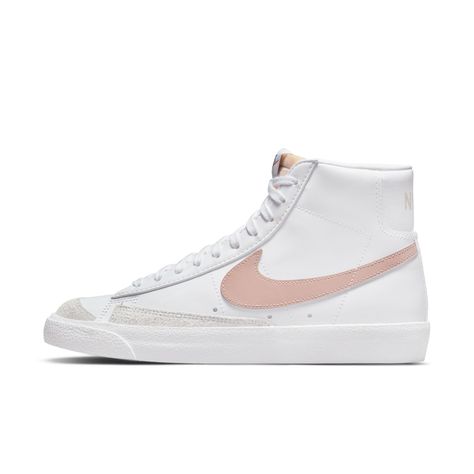 PRICES MAY VARY. Lace-Up closure Nike Blazer Mid 77 Women, Nike Rosa, Nike Blazer Mid 77 White, Blazer Shoes, Blazer 77, Blazer Mid 77 Vintage, Gymnastics Shoes, Stefan Janoski, Nike Blazer Mid 77