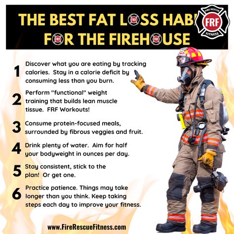 How is your uniform fitting?  Get leaner and stronger with these simple steps.
#GETFRF #Fatloss #fitness #firefighter

Click here for more guidance: https://firerescuefitness.com/2023/07/easy-fat-loss-trick-for-the-firehouse-or-any-house-2/ Firefighter Fitness, Firefighter Workout, Nutrition And Fitness, How Much Sugar, Core Training, Build Lean Muscle, Calorie Deficit, Muscle Tissue, Simple Rules