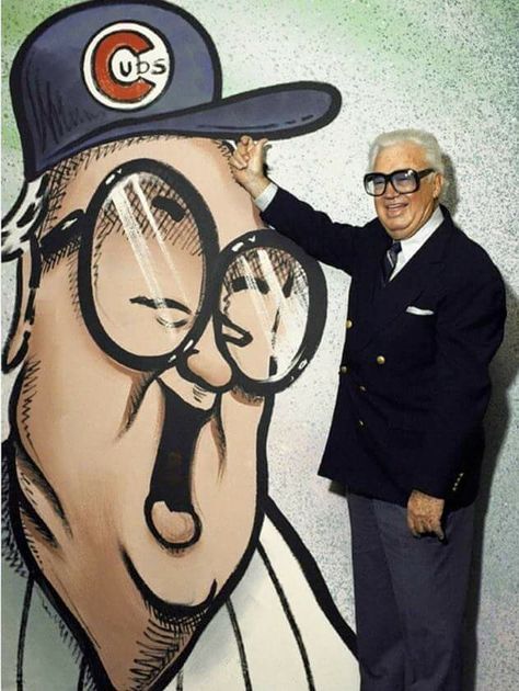 Harry Caray Harry Carry, Sports Announcer, Italian Steakhouse, Harry Carey, Baseball Legends, Chicago Cubs World Series, Chicago Sports Teams, Chicago Cubs Fans, Cubs Win