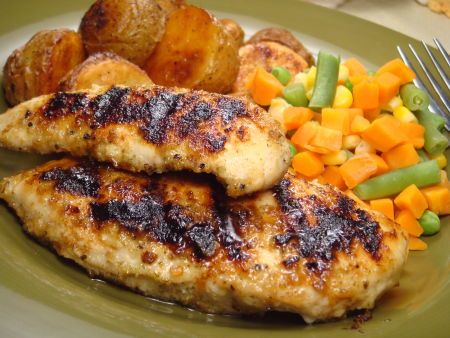 Mrs. Dash Grilled Honey Dijon Chicken Cardiac Diet Recipes, Dijon Chicken Recipes, Recipes Chicken Breast, Honey Dijon Chicken, Heart Healthy Recipes Low Sodium, Dash Recipe, Low Salt Recipes, Low Salt Diet, Dash Diet Recipes