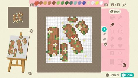 Animal Crossing Design Codes, Acnh Pattern, Animal Crossing Design, Able Sisters, Acnh Path, Acnh Patterns, Lace Ideas, Animal Crossing 3ds, Ac New Leaf