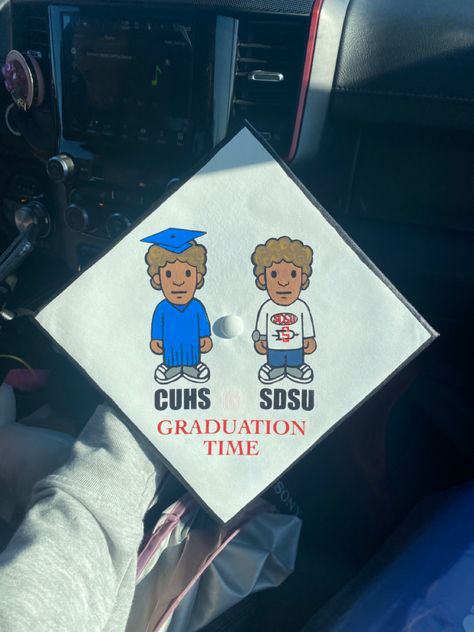 Brent Faiyaz Graduation Cap, Drake Graduation Cap, Senior Szn, Grad Caps, Cap Ideas, Cap Designs, Grad Cap, Graduation Cap, Senior Year