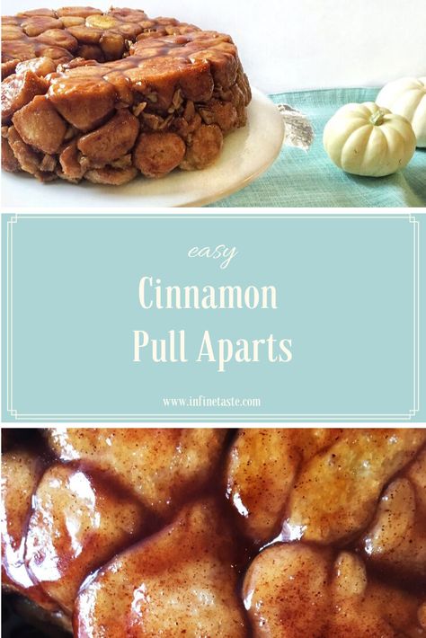 Cinnamon Pull Apart Bread Homemade, Cinnamon Monkey Bread Recipe Pull Apart, Pull Apart Cinnamon Rolls, Breakfast Pull Apart Bread, Bundt Bread, Cinnamon Sugar Pull Apart Bread, Pillsbury Crescent Roll Recipes, Yeast Roll, Cinnamon Pull Apart