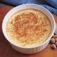 Baked Custard Recipe, Egg Custard Recipes, Custard Pie Recipe, Baked Custard, Cheesy Grits, Homemade Custard, Custard Pudding, Custard Desserts, Egg Custard