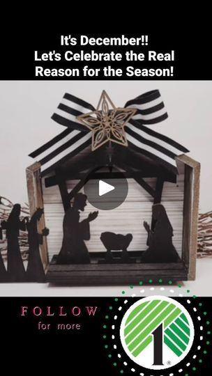 47 reactions · 7 comments | IG It's December!! Let's celebrate the real reason for the season with a Dollar Tree nativity diy. For a full video tutorial and more fun ideas, head on over to my YouTube crafting channel, (Crafting in Mimi's World), and that link is in my Linktree in my bio. . . The first three weeks of December reels schedule: Monday- Mad for Gingerbread DIY Tuesday- Tiered Tray Christmas DIY Wednesday- Wacky Christmas DIY Thursday- Thankful for the real reason for Christmas DIY Friday- Favorite Christmas DIY . . . Like Save & Follow for more @mimis_world.mm5 . . . . #reels #dollartreediy #nativitydiy #realreasonfortheseason #spiritualchristmas #diyhomedecor #Christmas #navidad #budgetfriendlycrafts #dollartreecraft #diy #craftinghacks #familyfriendlycraft #dollartreeblog #cr Dollar Tree Nativity Crafts, Dollar Tree Nativity, Nativity Diy, Tiered Tray Christmas, Nativity Scene Diy, It's December, Diy Nativity, Gingerbread Diy, Winter Decorating